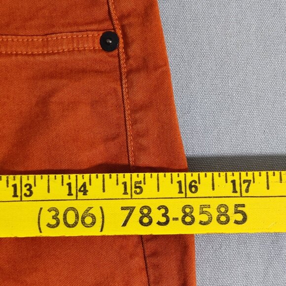 rag & bone jean jeggings women's size 26 rusty orange stretchy - Picture 11 of 14